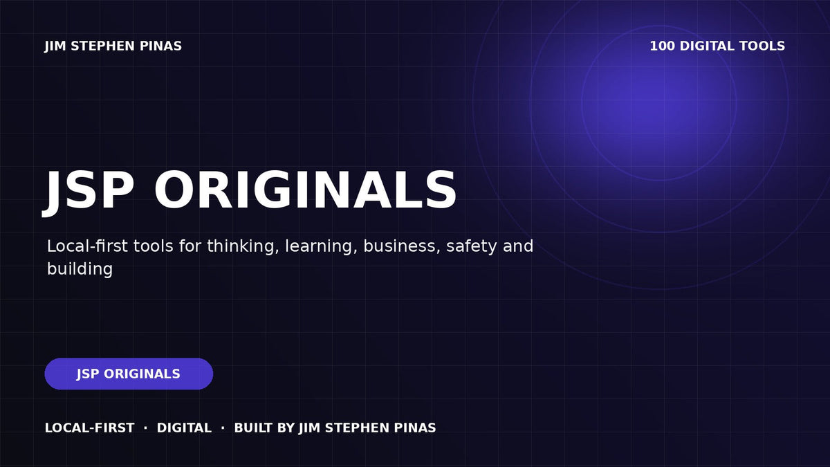 JSP ORIGINALS — All 100 — JIM STEPHEN PINAS