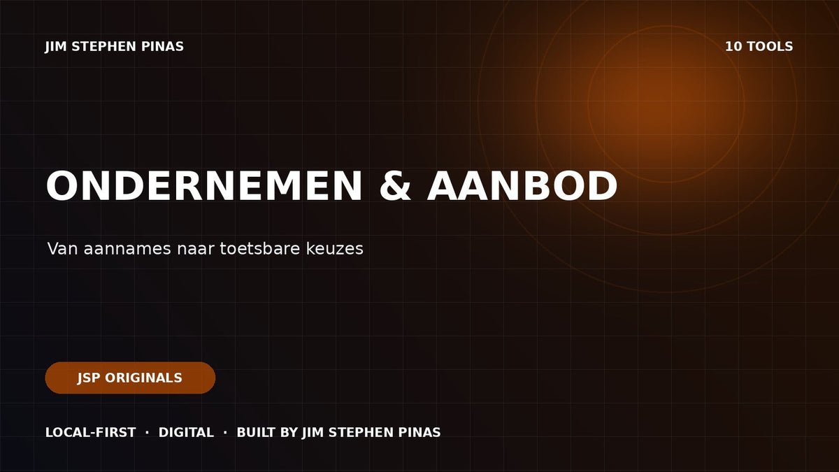 JSP ORIGINALS — Business & Offer — JIM STEPHEN PINAS