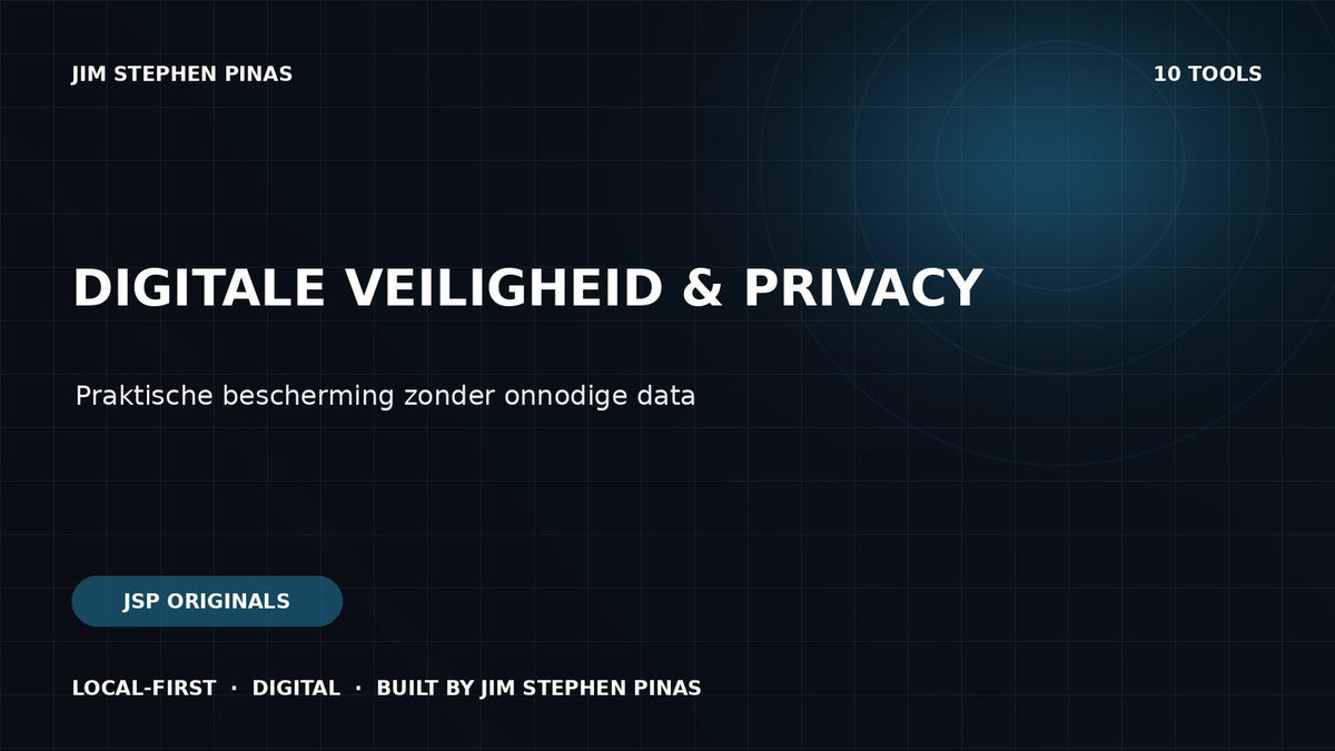 JSP ORIGINALS — Digital Safety & Privacy — JIM STEPHEN PINAS
