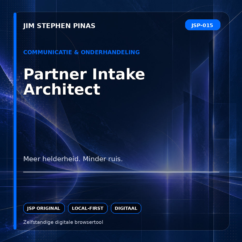 JSP-015 — Partner Intake Architect — JIM STEPHEN PINAS