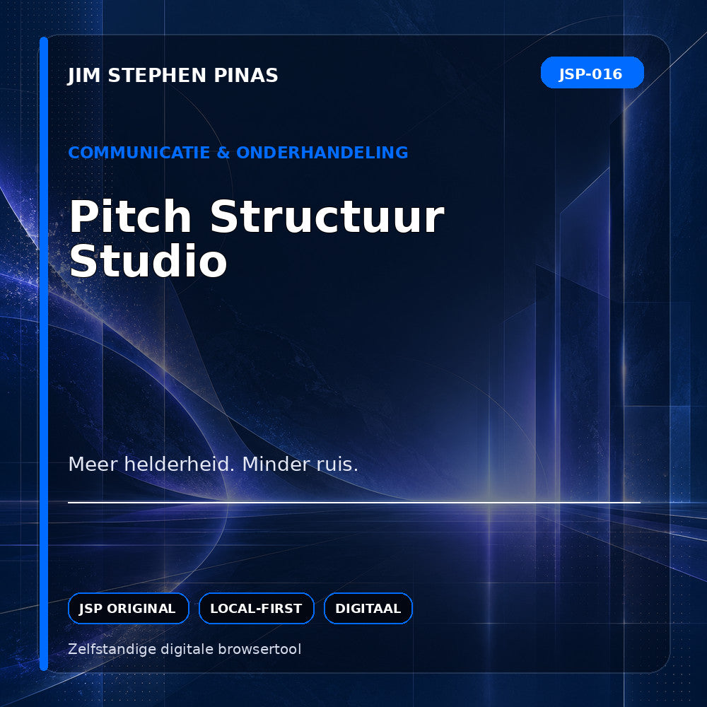 JSP-016 — Pitch Structuur Studio — JIM STEPHEN PINAS