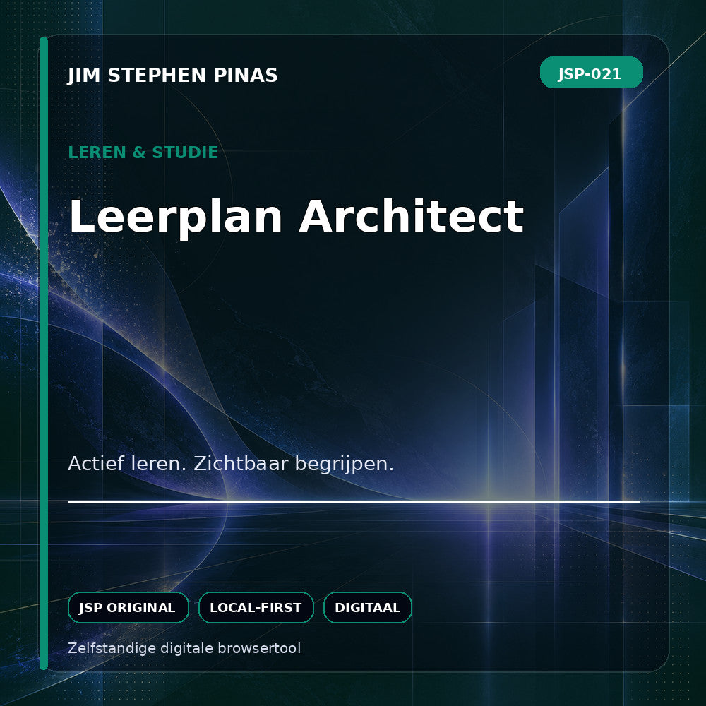 JSP-021 — Leerplan Architect — JIM STEPHEN PINAS