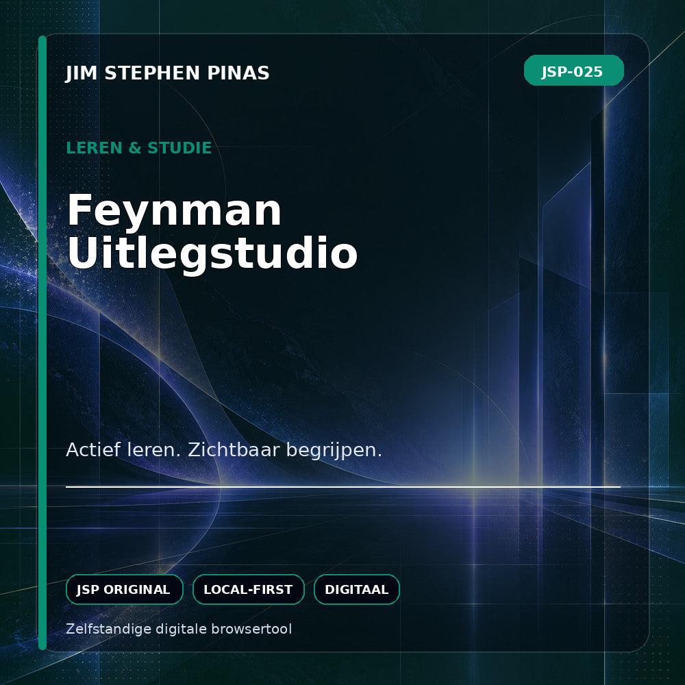 JSP-025 — Feynman Uitlegstudio — JIM STEPHEN PINAS