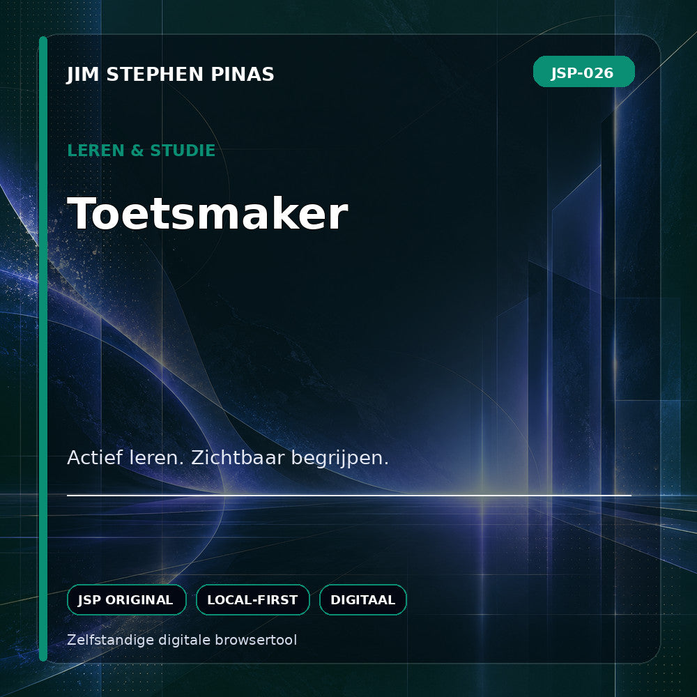 JSP-026 — Toetsmaker — JIM STEPHEN PINAS