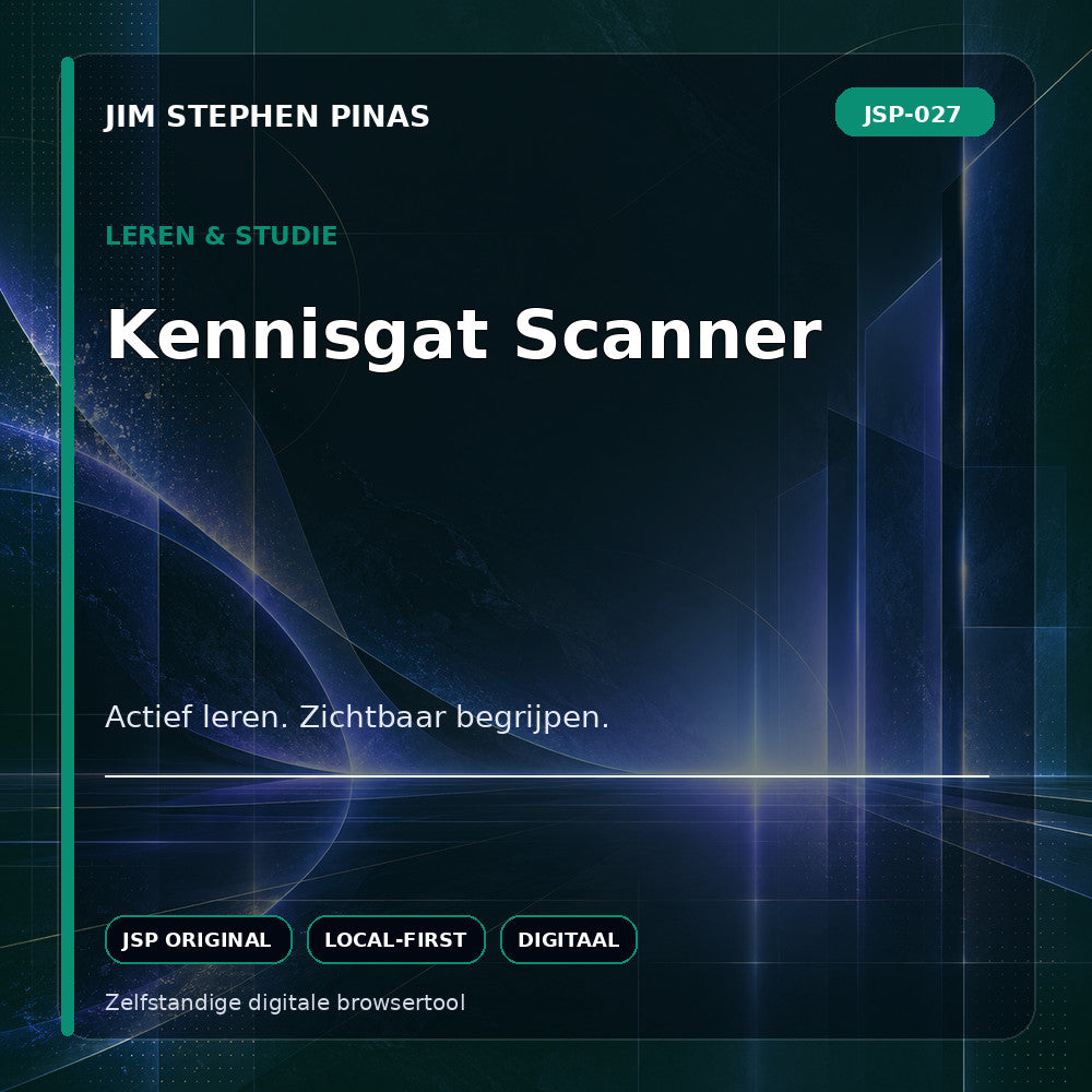 JSP-027 — Kennisgat Scanner — JIM STEPHEN PINAS