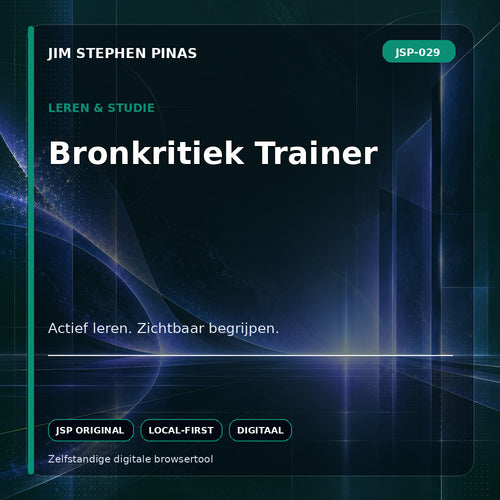 JSP-029 — Bronkritiek Trainer — JIM STEPHEN PINAS