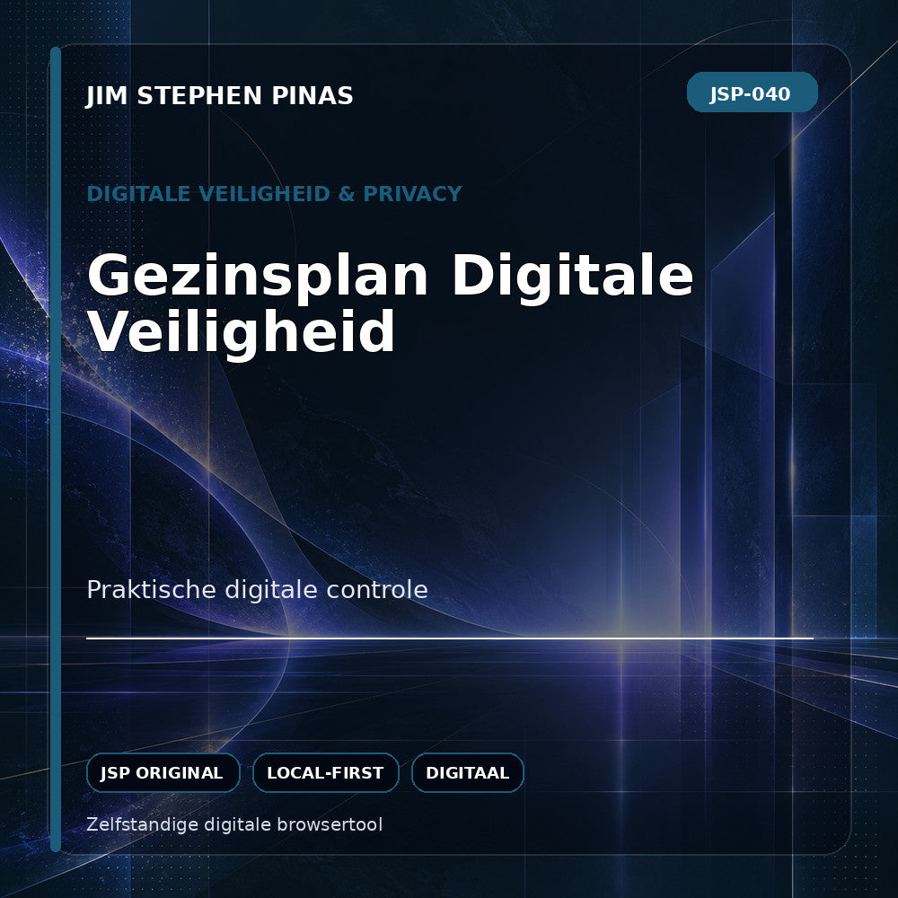JSP-040 — Gezinsplan Digitale Veiligheid — JIM STEPHEN PINAS