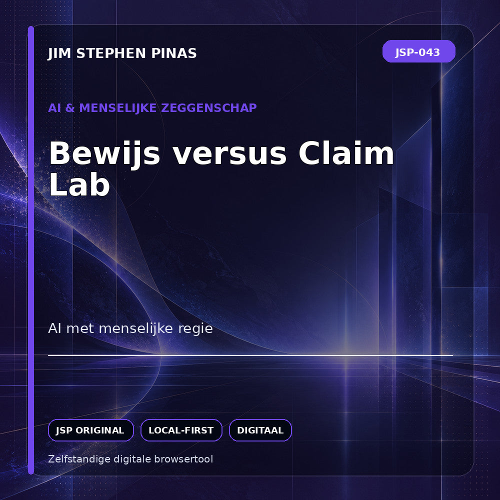 JSP-043 — Bewijs versus Claim Lab — JIM STEPHEN PINAS