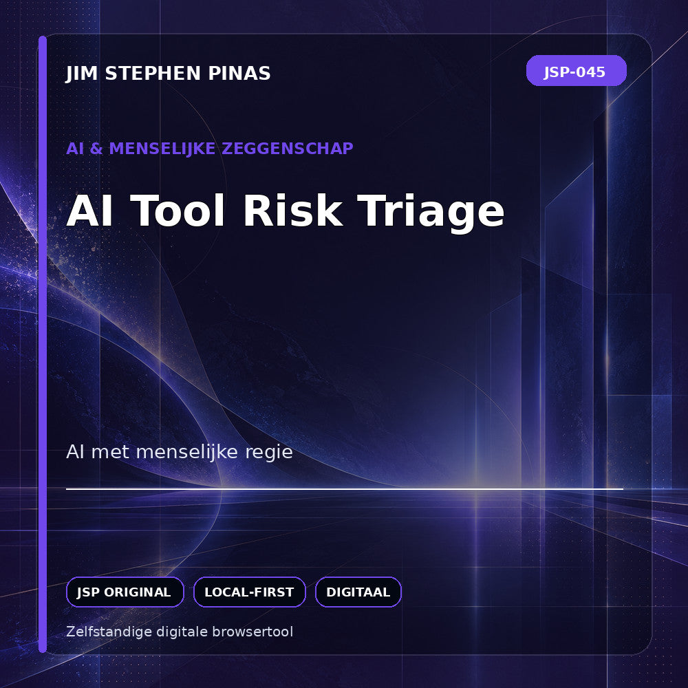 JSP-045 — AI Tool Risk Triage — JIM STEPHEN PINAS
