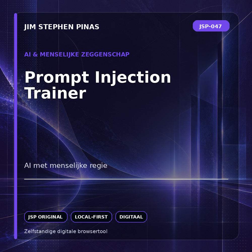 JSP-047 — Prompt Injection Trainer — JIM STEPHEN PINAS