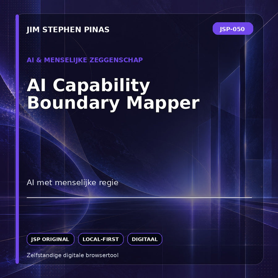 JSP-050 — AI Capability Boundary Mapper — JIM STEPHEN PINAS