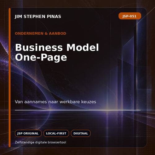 JSP-051 — Business Model One-Page — JIM STEPHEN PINAS