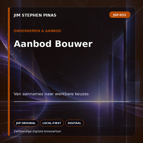 JSP-053 — Aanbod Bouwer — JIM STEPHEN PINAS