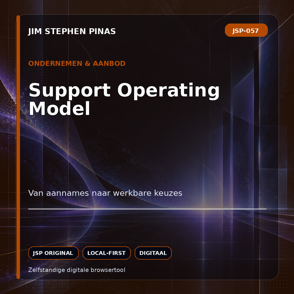 JSP-057 — Support Operating Model — JIM STEPHEN PINAS
