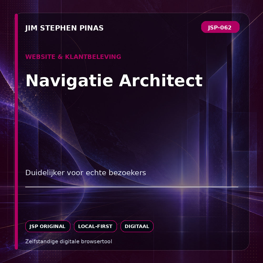 JSP-062 — Navigatie Architect — JIM STEPHEN PINAS