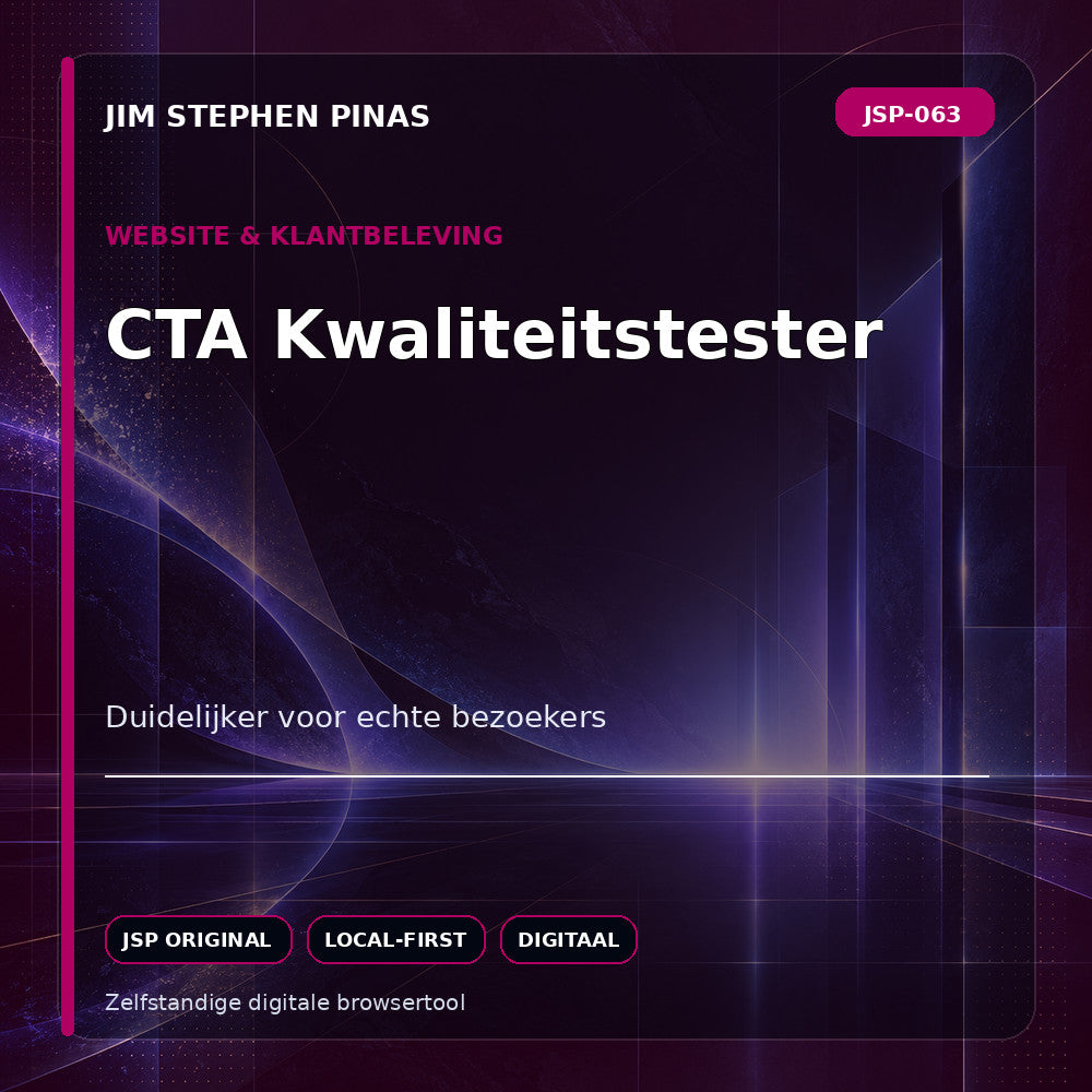 JSP-063 — CTA Kwaliteitstester — JIM STEPHEN PINAS