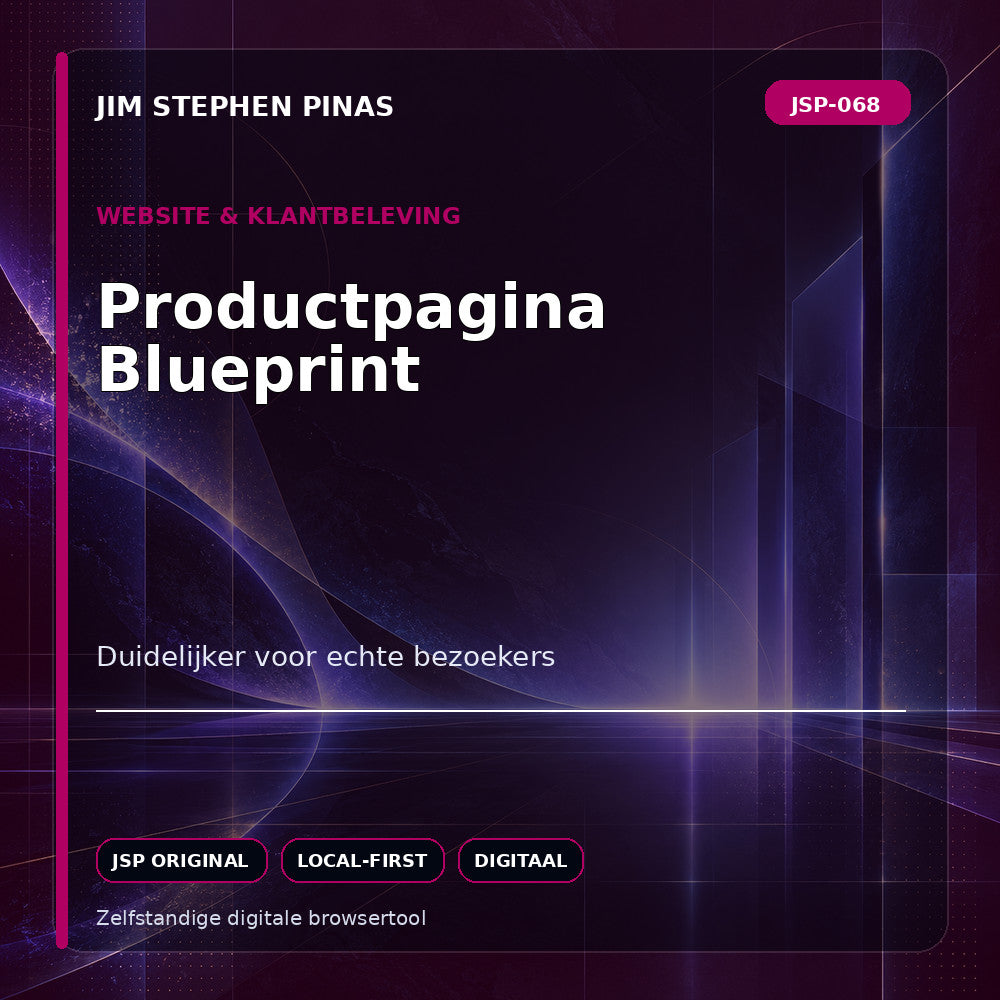 JSP-068 — Productpagina Blueprint — JIM STEPHEN PINAS