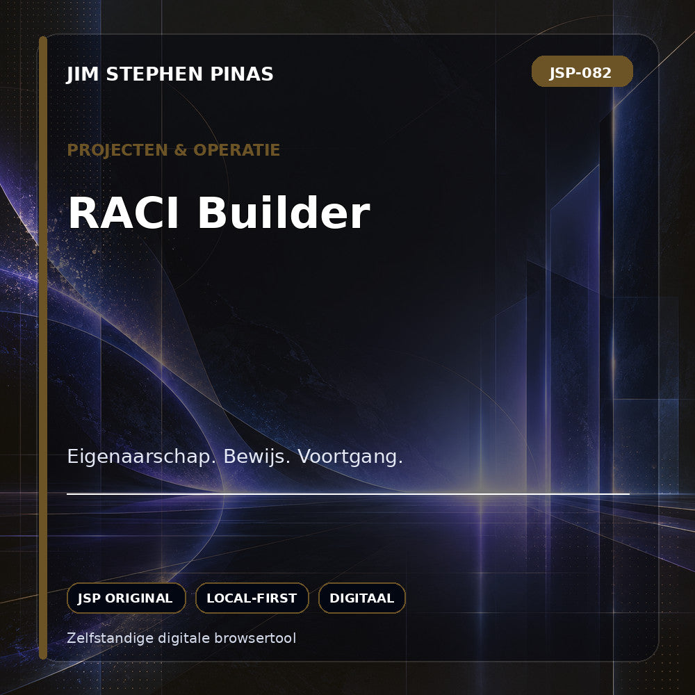 JSP-082 — RACI Builder — JIM STEPHEN PINAS