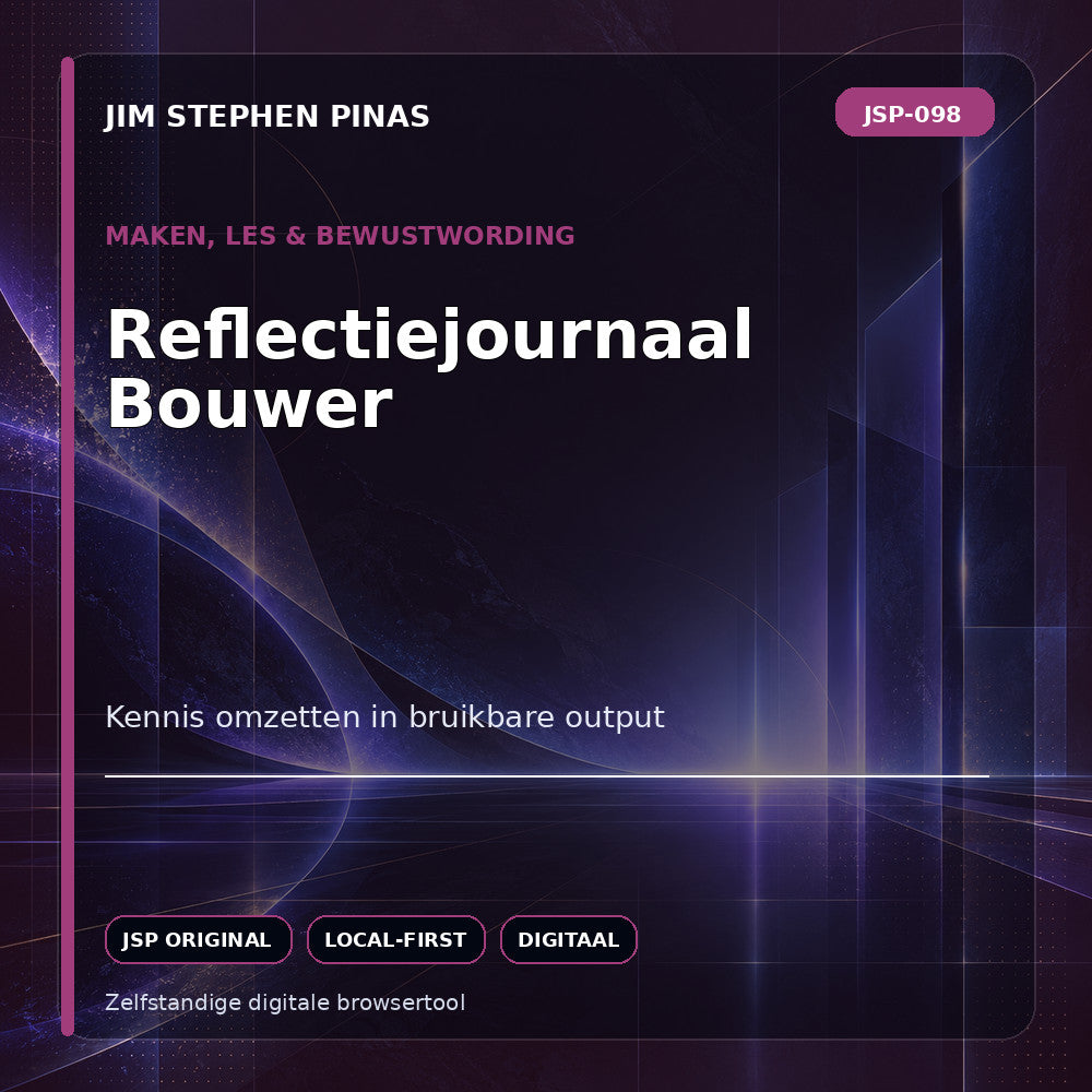 JSP-098 — Reflectiejournaal Bouwer — JIM STEPHEN PINAS
